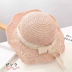 送料無料 3色 紐付き サイズ調節可能 麦わら...の詳細画像3