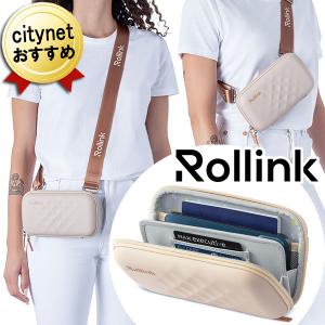 Rollink トラベルミニバッグ TOUR ベージュ ローリンク セキュリティポーチ 海外旅行 防犯 トラベルポーチ サコッシュ メンズ レディース ポーチ｜citygas