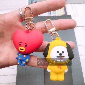 BT21 キーホルダー 8点セット おしゃれ アクセサリー キーリング 小物 飾り BTS 防弾少年団 キャラクター 人気 可愛い 女の子 男の子 小学生 中学生