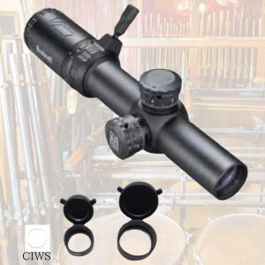 ブッシュネル AR Optics ライフルスコープ 1-4x24 AR71424 + CIWS レンズプロテクター +フリップアップスコープキャップ