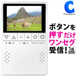防災テレビ ラジオ付き ワンセグ ポータブルテレビ 携帯テレビ