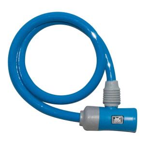 ジェイアンドシー J&C ワイヤー錠 JC-023W BL ブルー