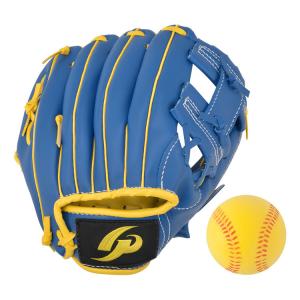 野球 グローブ 子ども用 GP ジーピー 子供用グローブ 8インチ やわらかボール付き 右手投げ ブルー