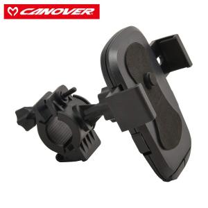 自転車 スマホホルダー CANOVER カノーバー スマートフォンホルダー ブラック SH-01