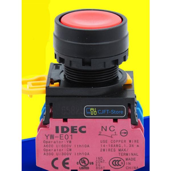 ☆ 新品 5セット IDEC ボタンスイッチ 22 ミリメートルリセット型 YW1B-M1E01R ...