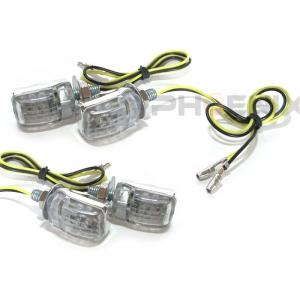 ハーレー ウインカー レンズ 電球 4個 ターンシグナル ライト スモーク