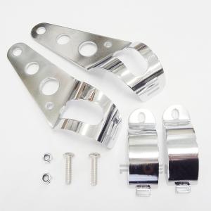 バイク ヘッドライトステー フロントフォーク 38mm~48mm対応