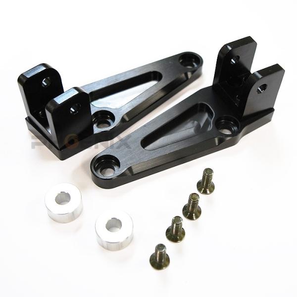 ホンダ バイク CB1300用 社外 タンデムステップ アルミ 削りだし ステー 左右セット ブラッ...