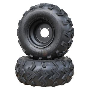 CKカスタム タイヤ ホイール 8インチ 4穴 左右 2本セット 18×9.5-8