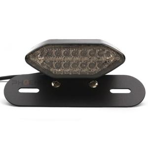 バイク LED テールランプ ウインカー ナンバー灯付き 汎用品 ステー 一体型｜ck-custom