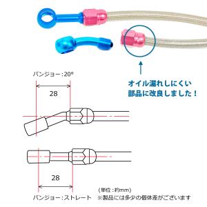 油圧 ブレーキ ステン メッシュ ホース 約 ...の詳細画像4
