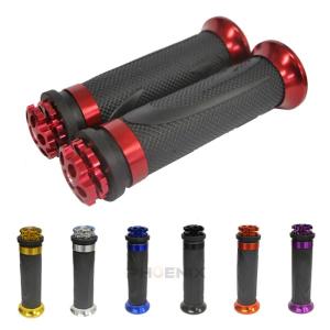 バイク ハンドル グリップ バーエンド 22.2mm 対応 アルミ