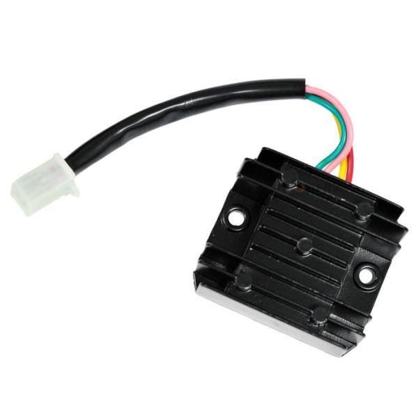 レギュレーター 全波整流 12V バイク 4ピンカプラー HID化 原付小型 汎用 レギュレター レ...