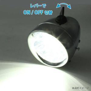 自転車 フロントライト 砲弾型 7LED 電池...の詳細画像2