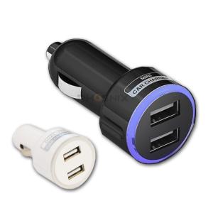シガーソケット USB 充電器 2ポート カーチャージャー