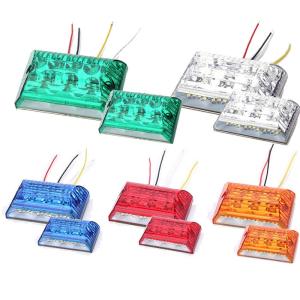 サイドマーカー LED 各色2個セット 5カラー 24V 角型