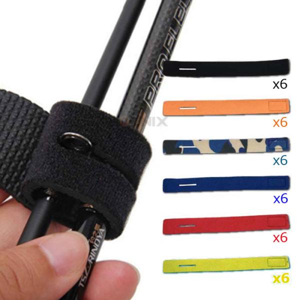 ロッドベルト 釣り竿バンド 釣り 保護ベルト 釣り竿 束ねる まとめる ロッドバンド 伸縮 滑り止め...