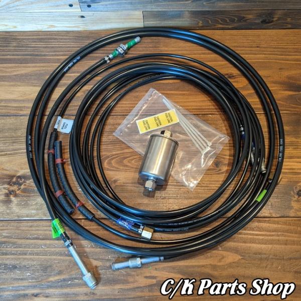 フューエルホースリペアキット ナイロンホース タンクtoフロント 92-97年サバーバン フューエル...