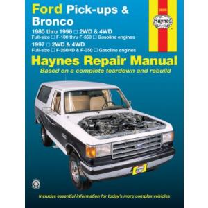 整備マニュアル HAYNES ヘインズ 80-96年 FORD フォード F-150 ブロンコ BRONCO F-250 F-350 F150 英語 整備書 DIY 修理 メンテナンス リペアマニュアル｜ck-parts