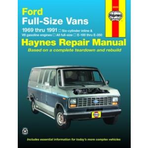 整備マニュアル HAYNES ヘインズ 69-91年 FORD フォード エコノライン フルサイズバン E-150 E-250 E-350 英語 整備書 DIY 修理 メンテナンス リペアマニュアル｜ck-parts