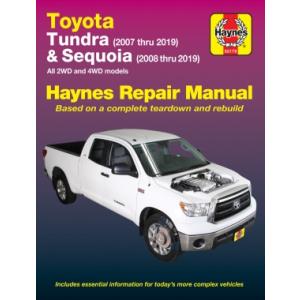 整備マニュアル HAYNES ヘインズ 07-19年タンドラ 08-19年セコイア USDM 北米仕...