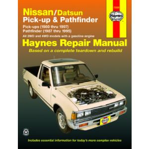 整備マニュアル HAYNES ヘインズ 80-97年 ダットサン ニッサン 720 D21 パスファインダー テラノ USDM 北米仕様 英語 整備書 DIY 修理 メンテナンス｜ck-parts