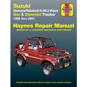 整備マニュアル HAYNES ヘインズ 86-98年 サムライ サイドキック ジムニー エスクード ...