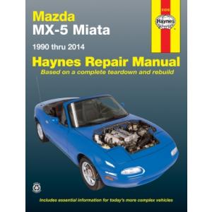 整備マニュアル HAYNES ヘインズ 90-14年 MX-5 ミアータ ロードスター ユーノス マツダ USDM 北米仕様 US仕様 英語 整備書 DIY 修理 メンテナンス リペア｜ck-parts