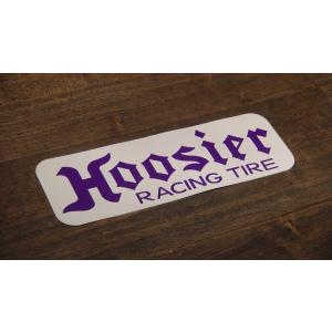 ステッカー Hoosier 中 13.3x4.4cm アメリカン レーシング シール デカール ブランド メーカー｜ck-parts