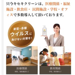 キセキクリーン 20リットル箱 微酸性 次亜塩...の詳細画像3