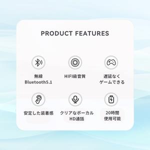 ヘッドホン bluetooth ワイヤレスヘッ...の詳細画像3