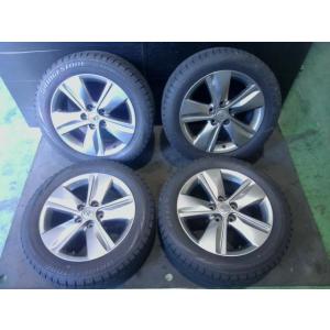 中古 TOYOTA純正 ハリアー ZSU60 215/55R17 タイヤホイール ホイル ブリジスト...
