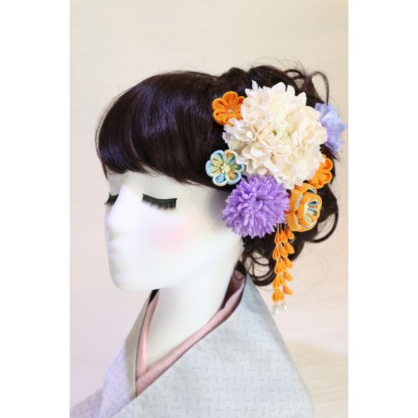 お花とちりめん飾り