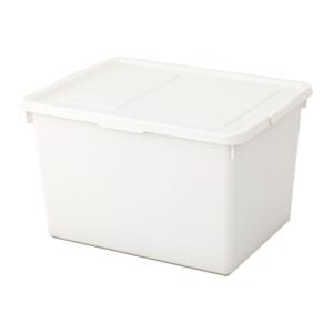 イケア（IKEA） メッシュバスケット かご ホワイト 白 60x40x15cm