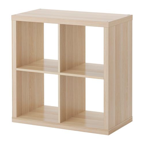 IKEA イケアシェルフユニット ホワイトステインオーク調 77x77cm b90362921 KA...