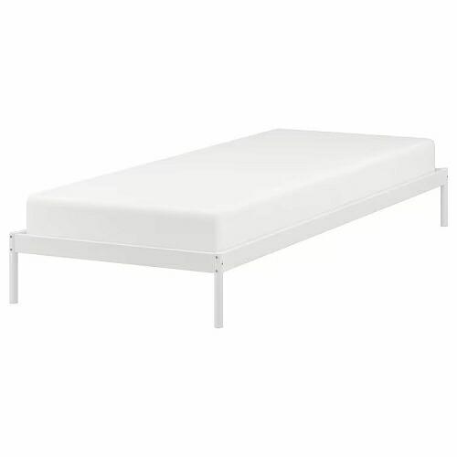 IKEA ベッドフレーム ホワイト big20518271 90x200cm VEVELSTAD ベ...