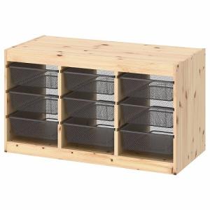 イケア（IKEA） TROFAST/トロファスト 収納ボックス20x30x10 cm