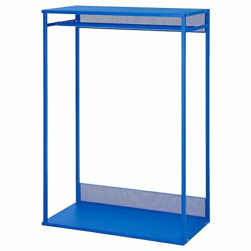 イケア IKEA オープンハンガーユニット  ブルー  80x40x120cm x50566227 ...