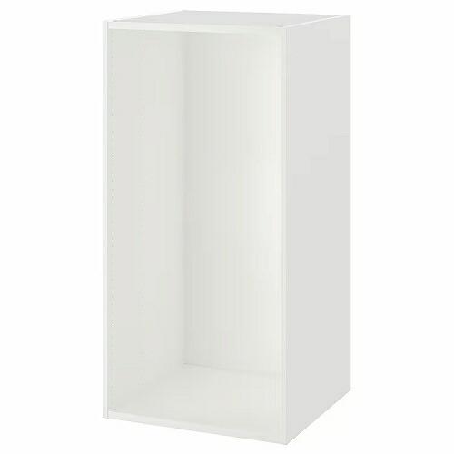 IKEA フレーム ホワイト 白60x55x120cm big60386259 PLATSA プラッ...