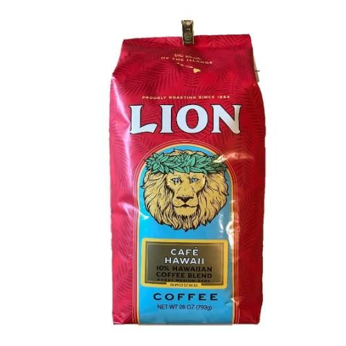 Lion Cofe Hawaii ライオンカフェ ハワイ ミディアムダーク ローストコーヒー(粉)7...