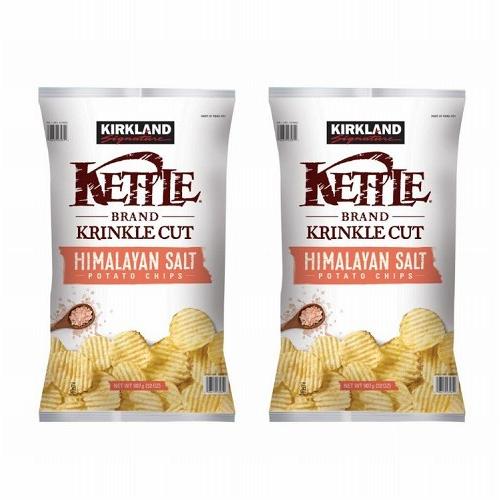 【セット商品】Kirklandカークランドシグネチャー ケトル ヒマラヤンソルト ポテトチップス 9...