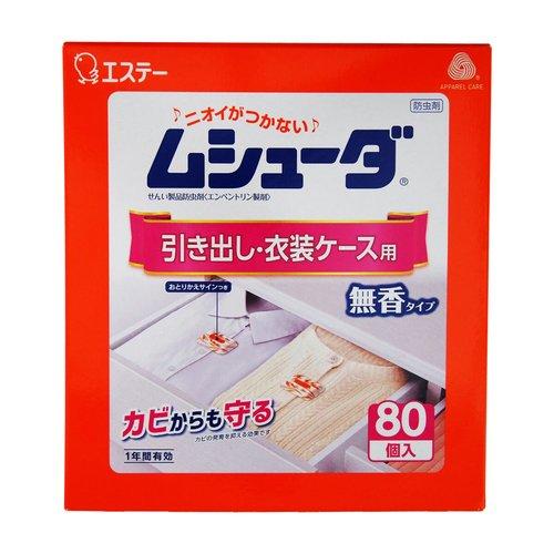 ムシューダ 引き出し用 １年 80個 cost10483