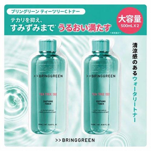 ブリングリーン ティーツリー シカ スージングトナー 500ml x 2本 cost86598