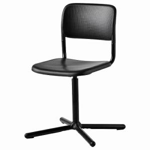 イケア（IKEA） 回転チェア ボームスタード ブラック 黒 m20493548