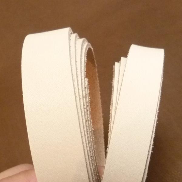 本ヌメ皮革テープ(無着色・ナチュラル)15mm幅 革テープ 皮テープ