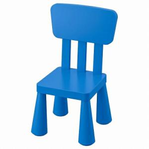 IKEA イケア 子ども用チェア 室内 屋外用 ブルー m00365349 MAMMUT マンムット｜clair-kobe
