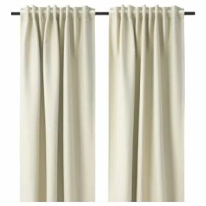 イケア（IKEA） カーテン1組 ホワイト 白 145x250cm m60466717 DYTAG