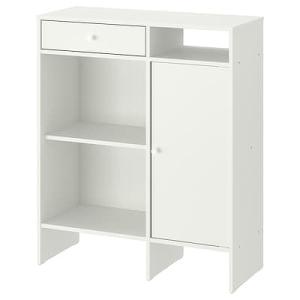 IKEA イケア サイドボード ホワイト 78x92cm m00553618 BAGGEBO バッゲ...