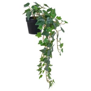 IKEA イケア 人工観葉植物 室内/屋外用/つり下げ型 ヘデラ 12cm m00615230 FEJKA フェイカ