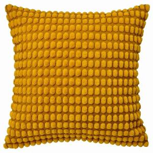 【カバーのみ】IKEA イケア クッションカバー イエロー 50x50cm m10543011 SVARTPOPPEL スヴァルトポッペル｜clair-kobe